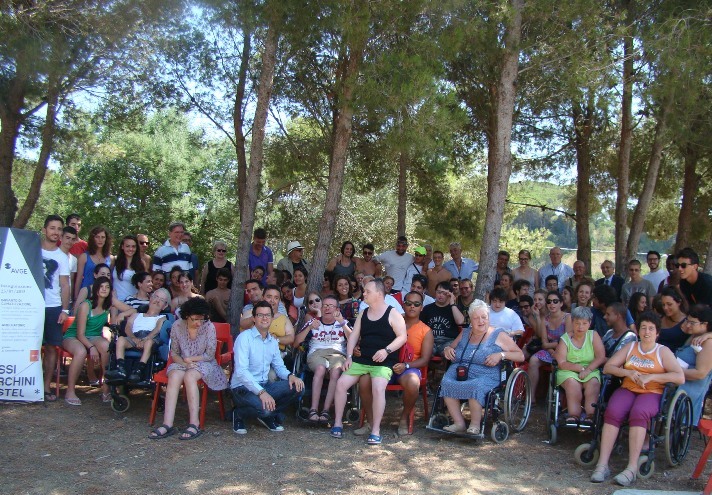 I volontari Gruppo Elba di Bagno a Ripoli ed Enel cuore onlus inaugurano a Porto Azzurro la nuova struttura per ragazzi disabili
